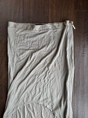 Marciano High Low Skirt with Gold Side Zip